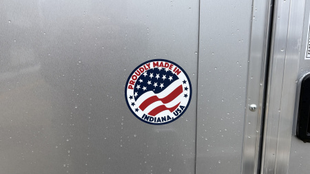 New 2026 Impact Trailers 6X12 QUAKE RAMP DOOR SILVER Cargo / Enclosed Trailer