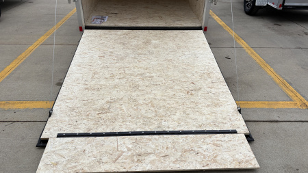 New 2026 Impact Trailers 6X12 QUAKE RAMP DOOR SILVER Cargo / Enclosed Trailer