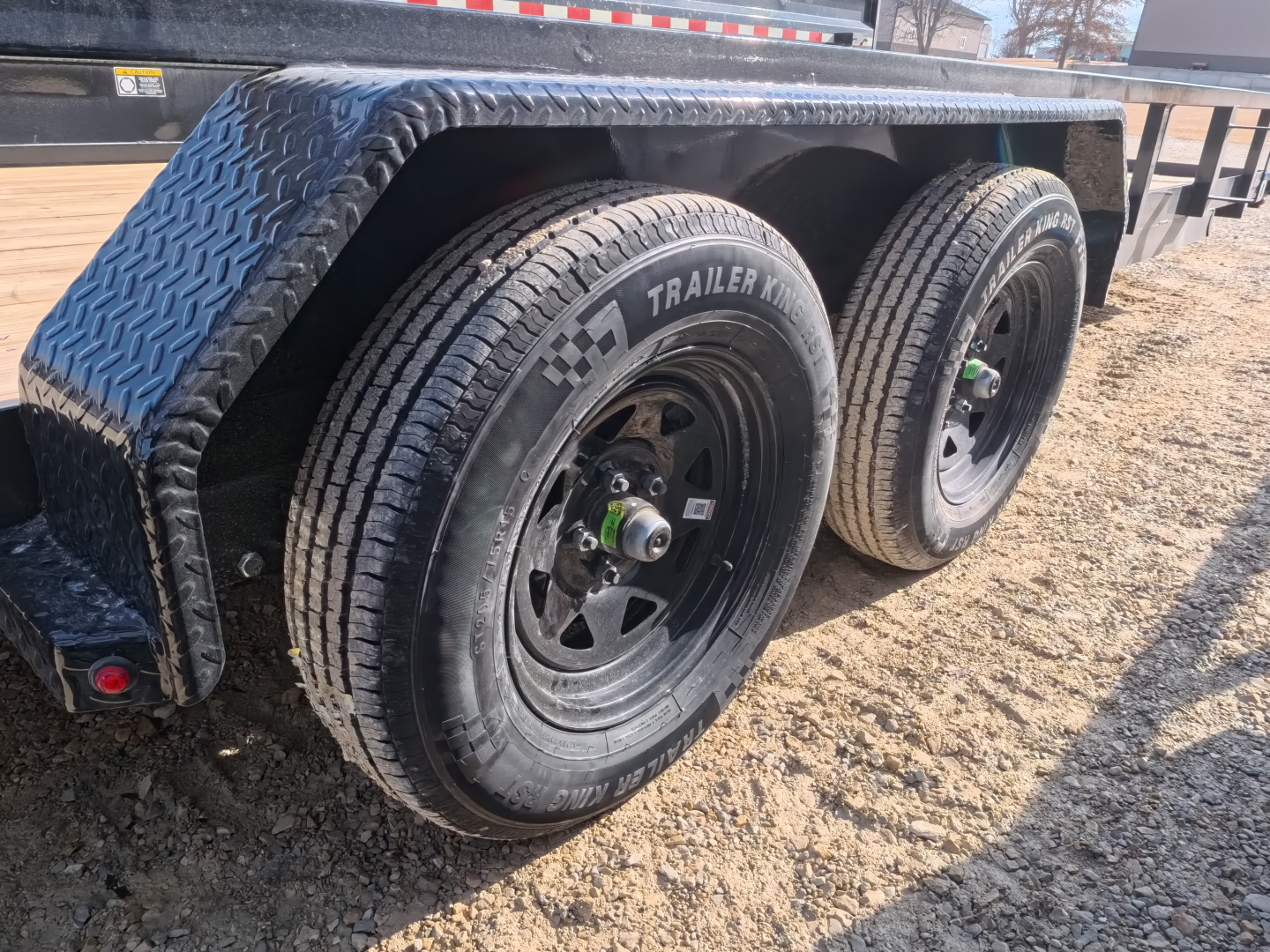 New 2026 H&H Trailers 82 x 20 Rail Side Utility Trailer, 7k GVWR, Tandem Axle, Ladder Style Ramp, Black