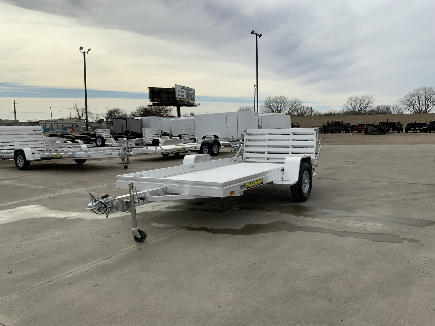New 2027 Aluma 68 X 12H-S-BT Utility Trailer