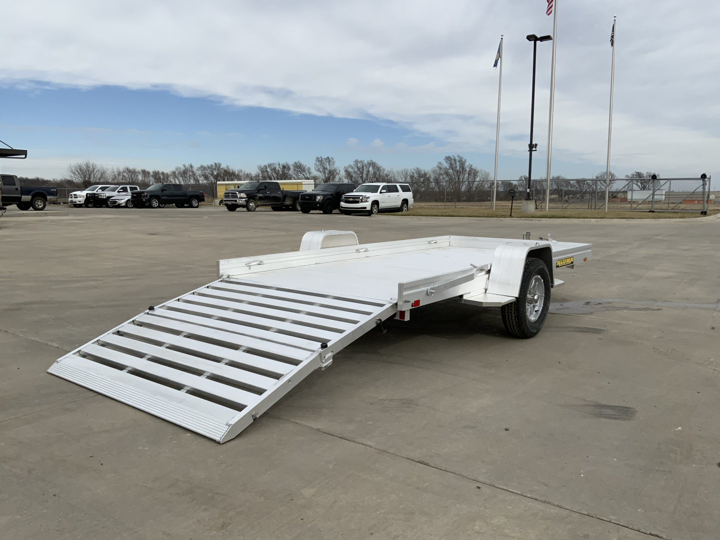New 2027 Aluma 68 X 12H-S-BT Utility Trailer