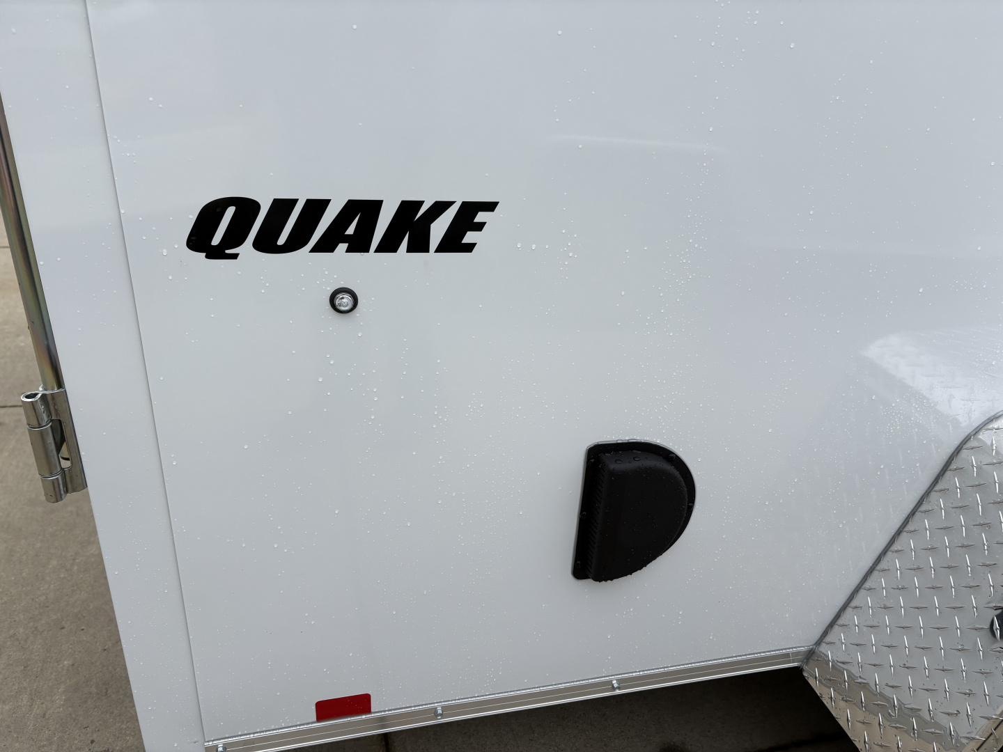 New 2026 Impact Trailers 6X12 QUAKE RAMP DOOR WHITE Cargo / Enclosed Trailer