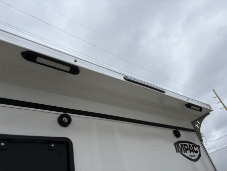 New 2026 Impact Trailers 6X12 QUAKE RAMP DOOR WHITE Cargo / Enclosed Trailer