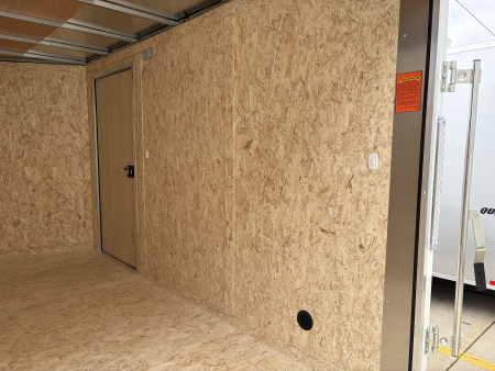 New 2026 Impact Trailers 6X12 QUAKE RAMP DOOR WHITE Cargo / Enclosed Trailer