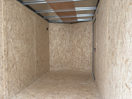 New 2026 Impact Trailers 6X12 QUAKE RAMP DOOR WHITE Cargo / Enclosed Trailer