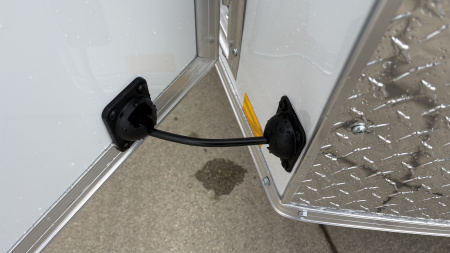 New 2026 Impact Trailers 6X12 QUAKE RAMP DOOR WHITE Cargo / Enclosed Trailer