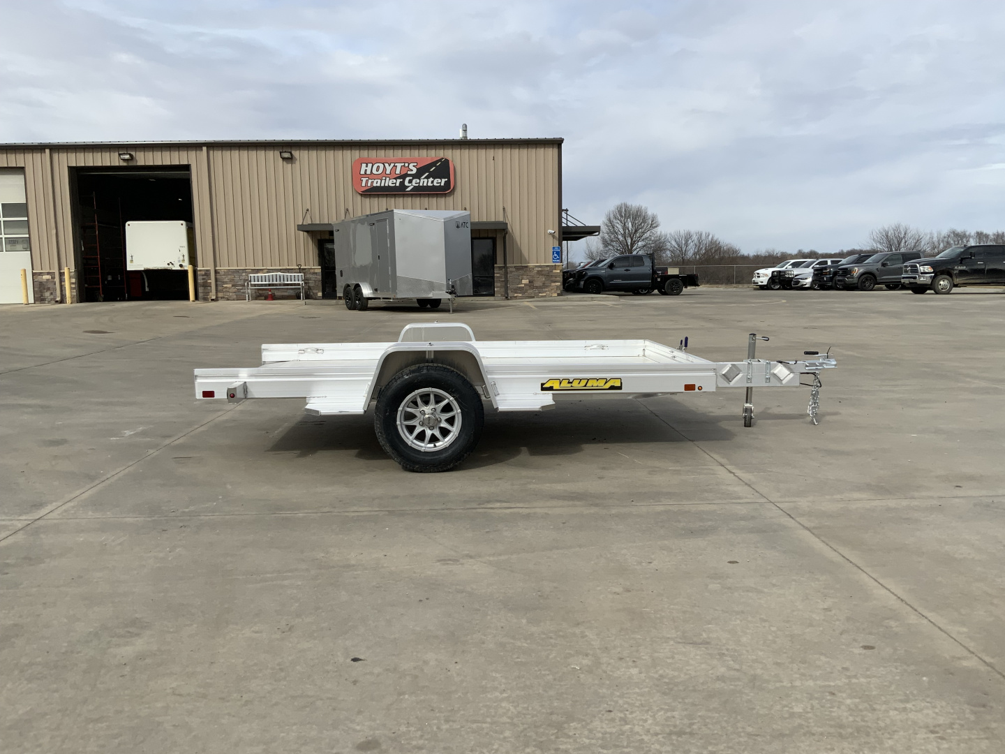 New 2027 Aluma 68 X 10H Utility Tilt Trailer