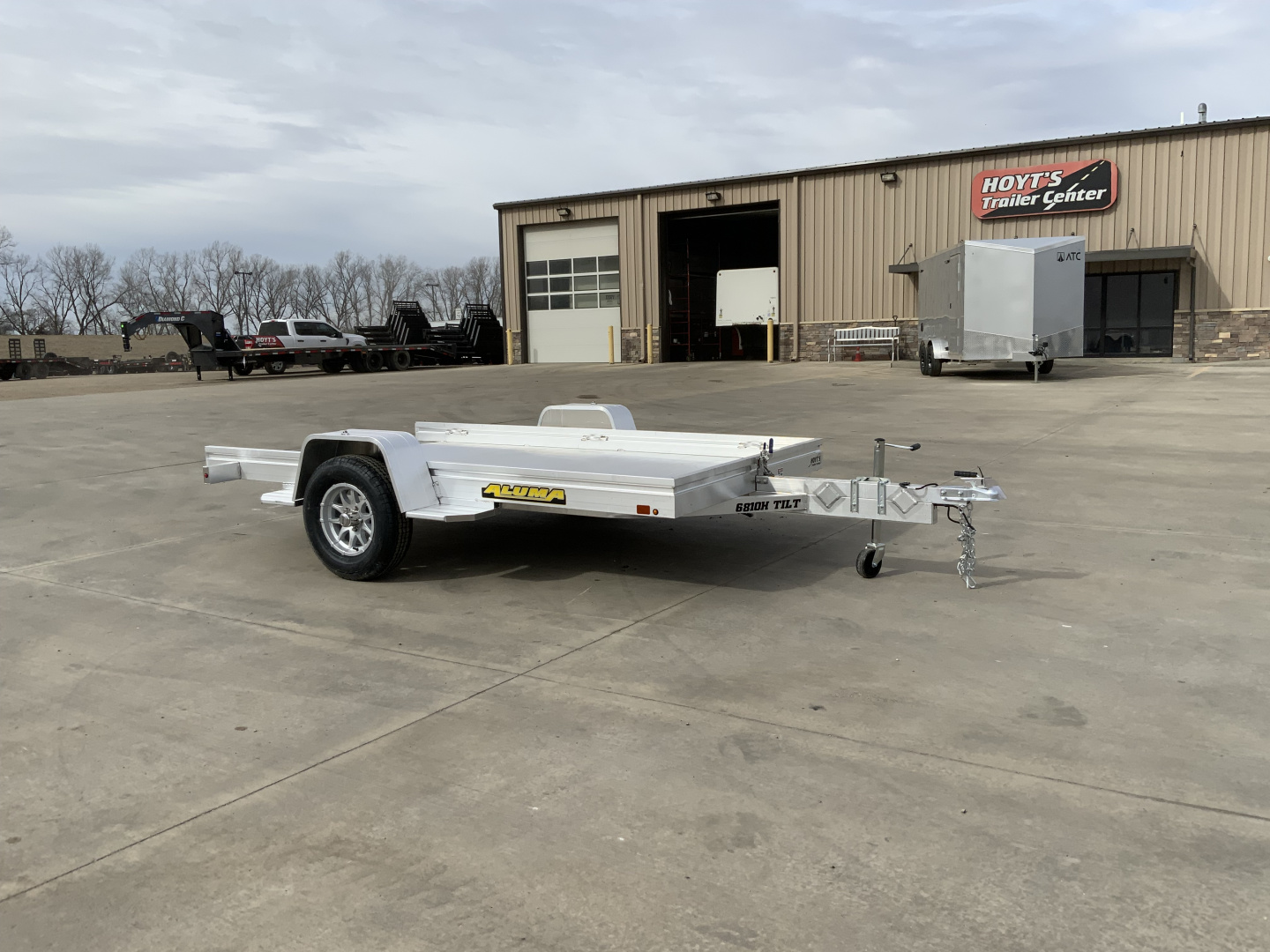 New 2027 Aluma 68 X 10H Utility Tilt Trailer