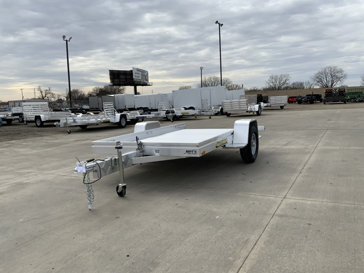 New 2027 Aluma 68 X 10H Utility Tilt Trailer