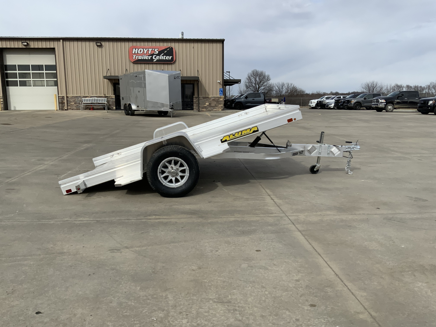 New 2027 Aluma 68 X 10H Utility Tilt Trailer