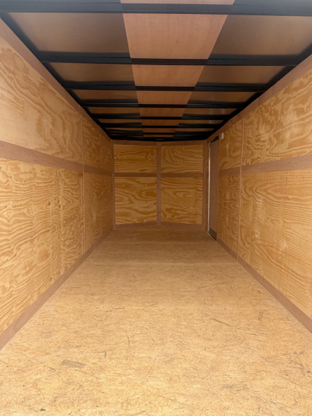 New 2026 7 x 16 Cross Enclosed Trailer with 6ftc6in interior Double Barn Doors