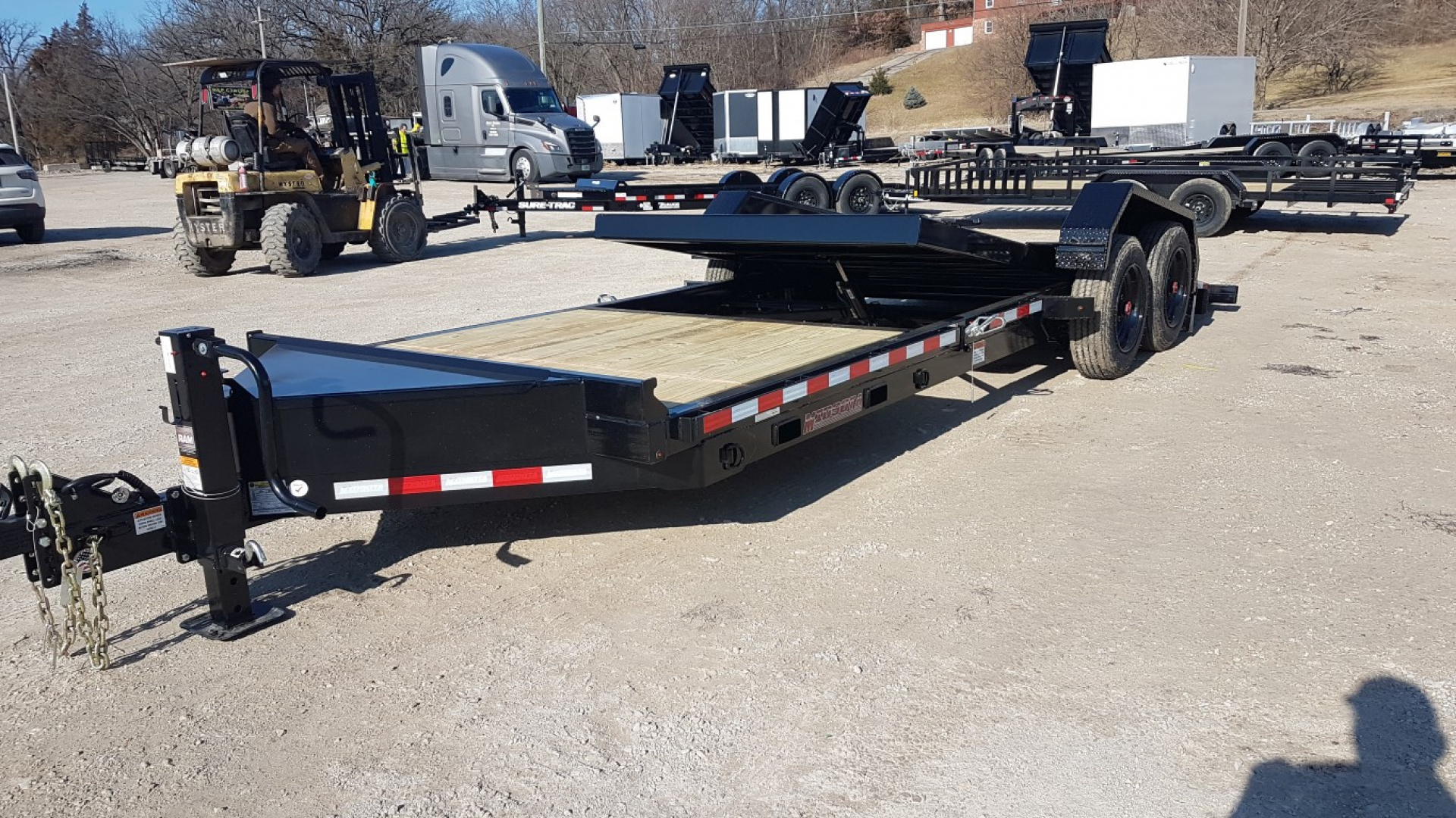 New 2026 MIDSOTA 16+6 Tilt Bed Equipment Trailer 17.6 K