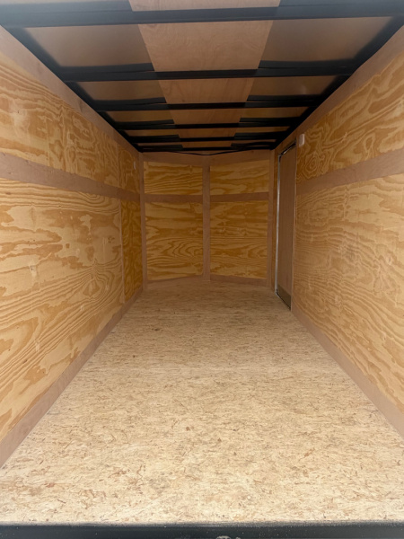 New 2026 6 x 12 Enclosed Cross Trailer with Double Barn Doors - 6ft Interior
