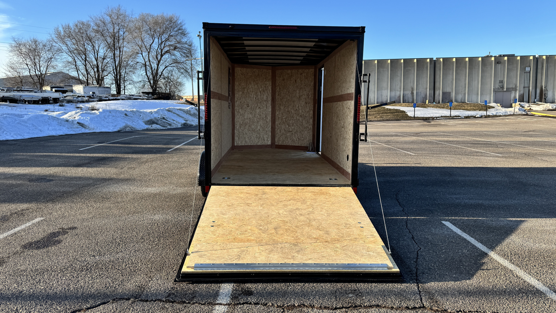 New 2026 American Hauler 7x14 Enclosed Cargo with Ramp Door - Blackout Package!