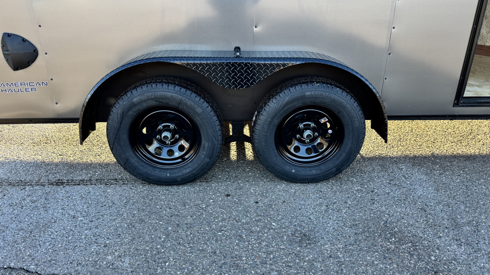 New 2026 American Hauler 7x14 Enclosed Cargo with Ramp Door - Blackout Package!