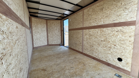 New 2026 American Hauler 7x14 Enclosed Cargo with Ramp Door - Blackout Package!