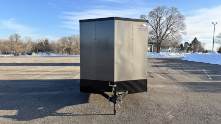 New 2026 American Hauler 7x14 Enclosed Cargo with Ramp Door - Blackout Package!