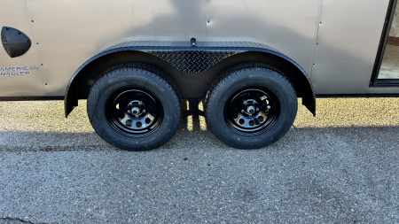 New 2026 American Hauler 7x14 Enclosed Cargo with Ramp Door - Blackout Package!