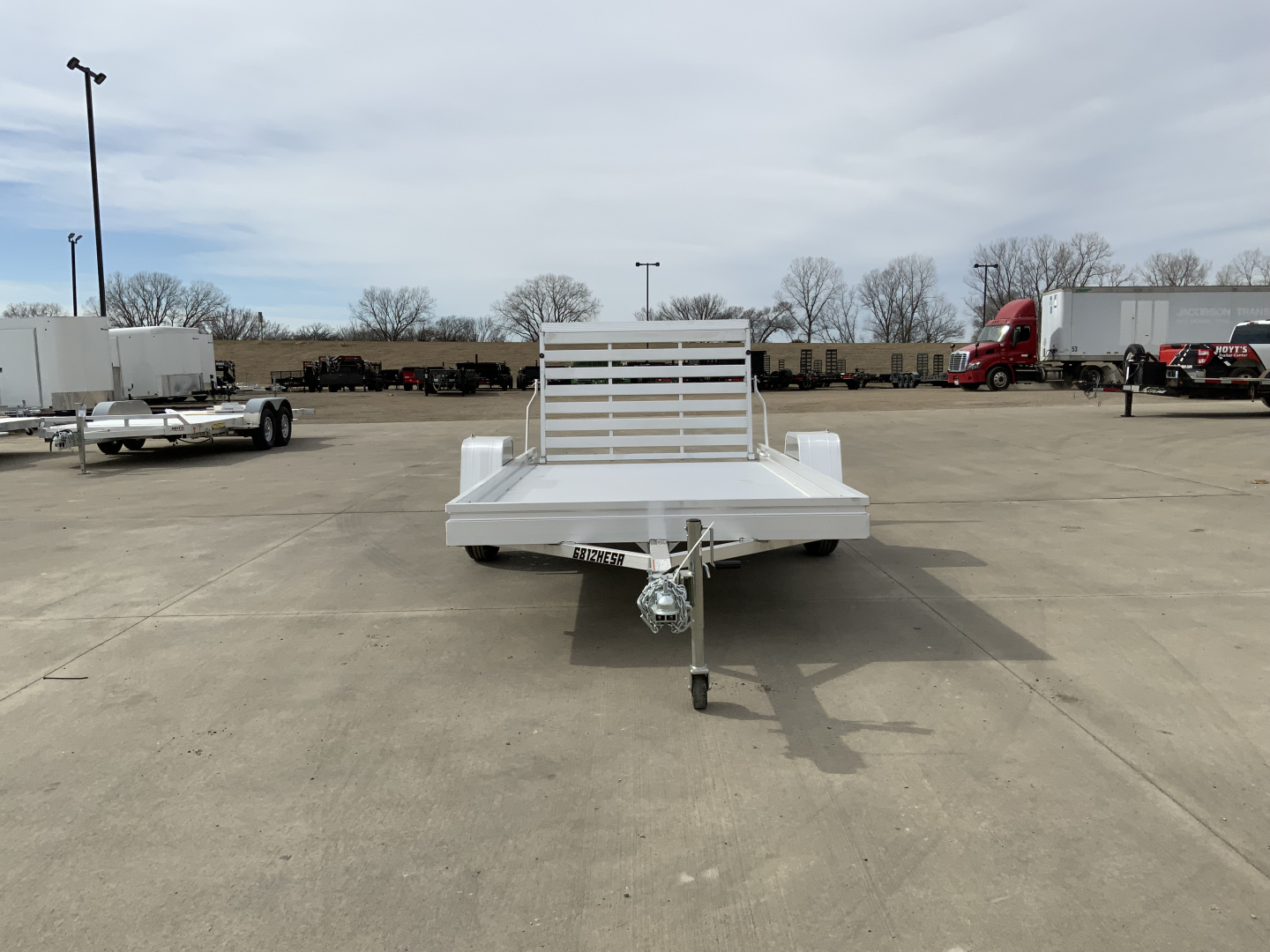 New 2027 Aluma 68 X 12H-ESA-S-TG Utility Trailer