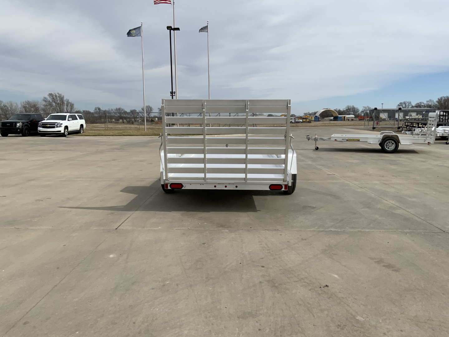 New 2027 Aluma 68 X 12H-ESA-S-TG Utility Trailer