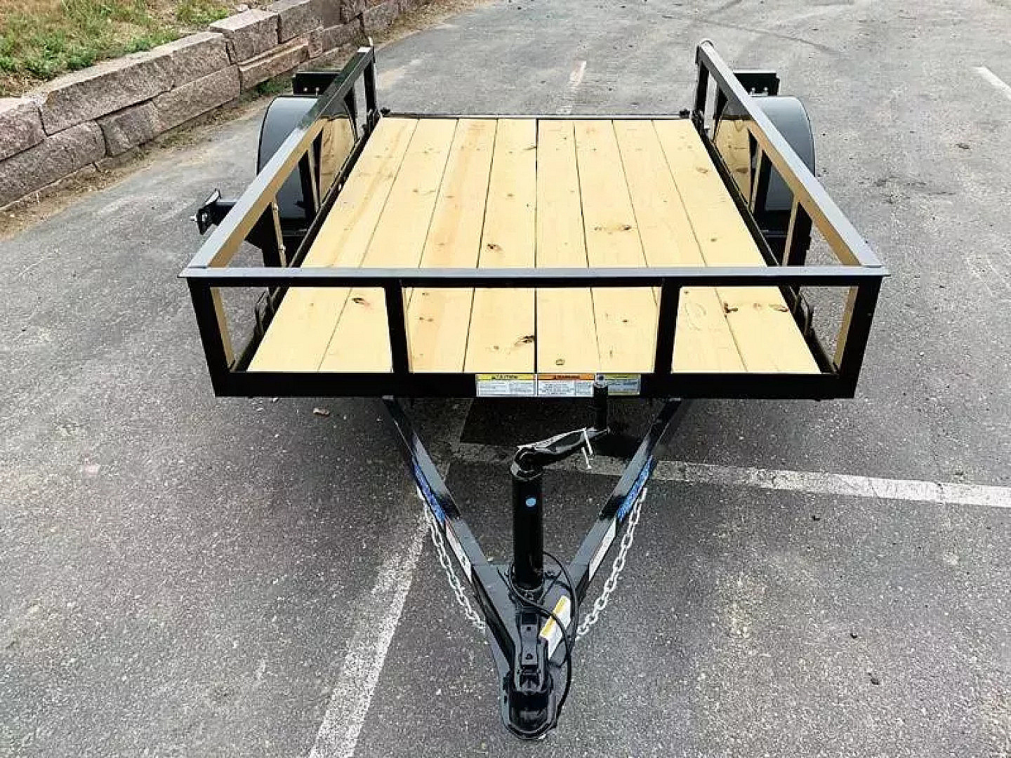 Open Utility New Top Quality Top Hat 60x8 Open Utility Trailer - Rear Ramp! for sale ...