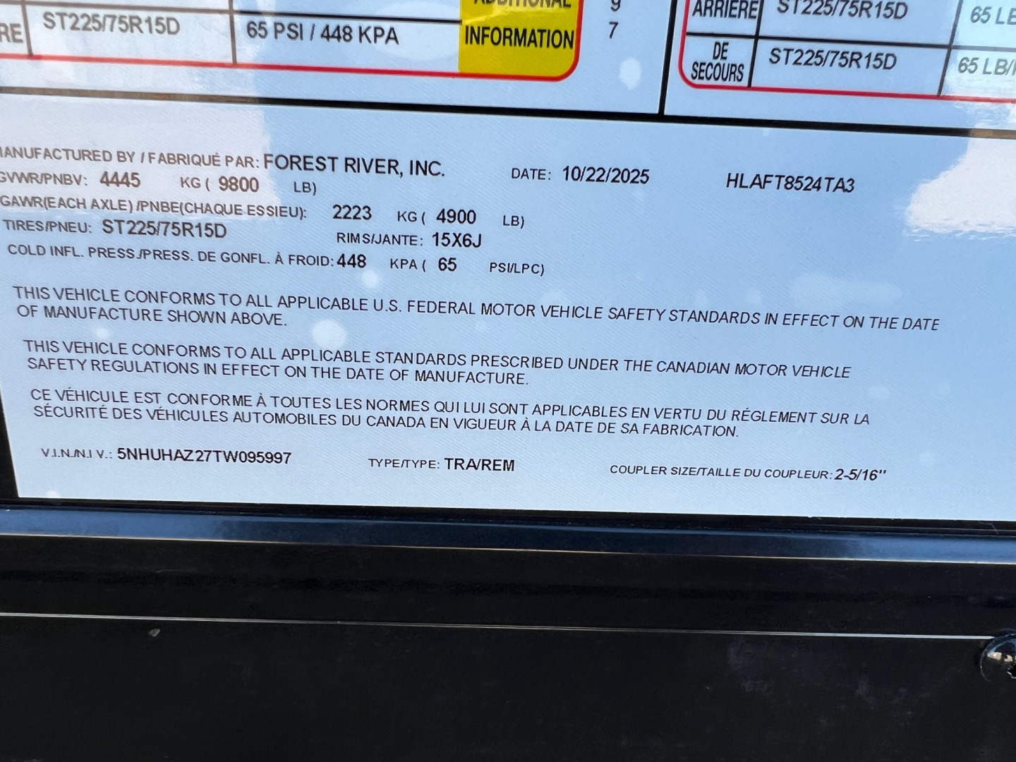 New 2026 US Cargo 8.5 x 24 Cargo / Enclosed Trailer