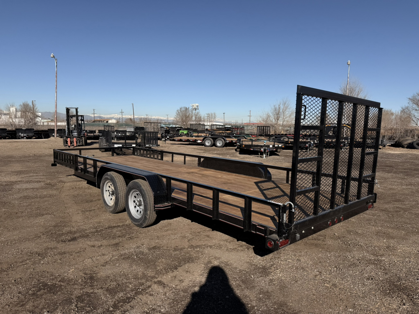 New 2026 Diamond T 7-22 Tandem Axle Ramp Gate Utility W/ ATV Ramps 7K GVWR