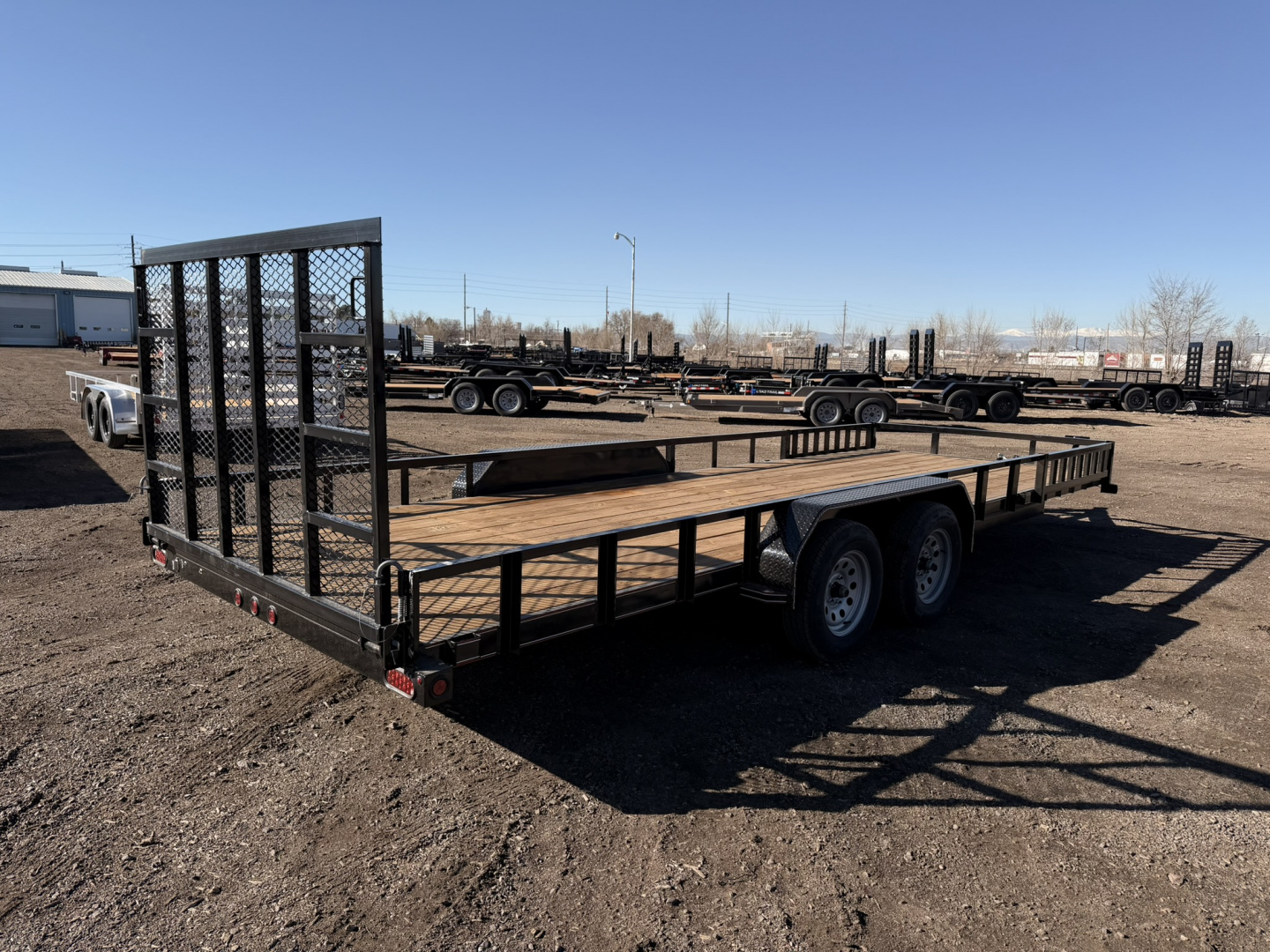 New 2026 Diamond T 7-22 Tandem Axle Ramp Gate Utility W/ ATV Ramps 7K GVWR