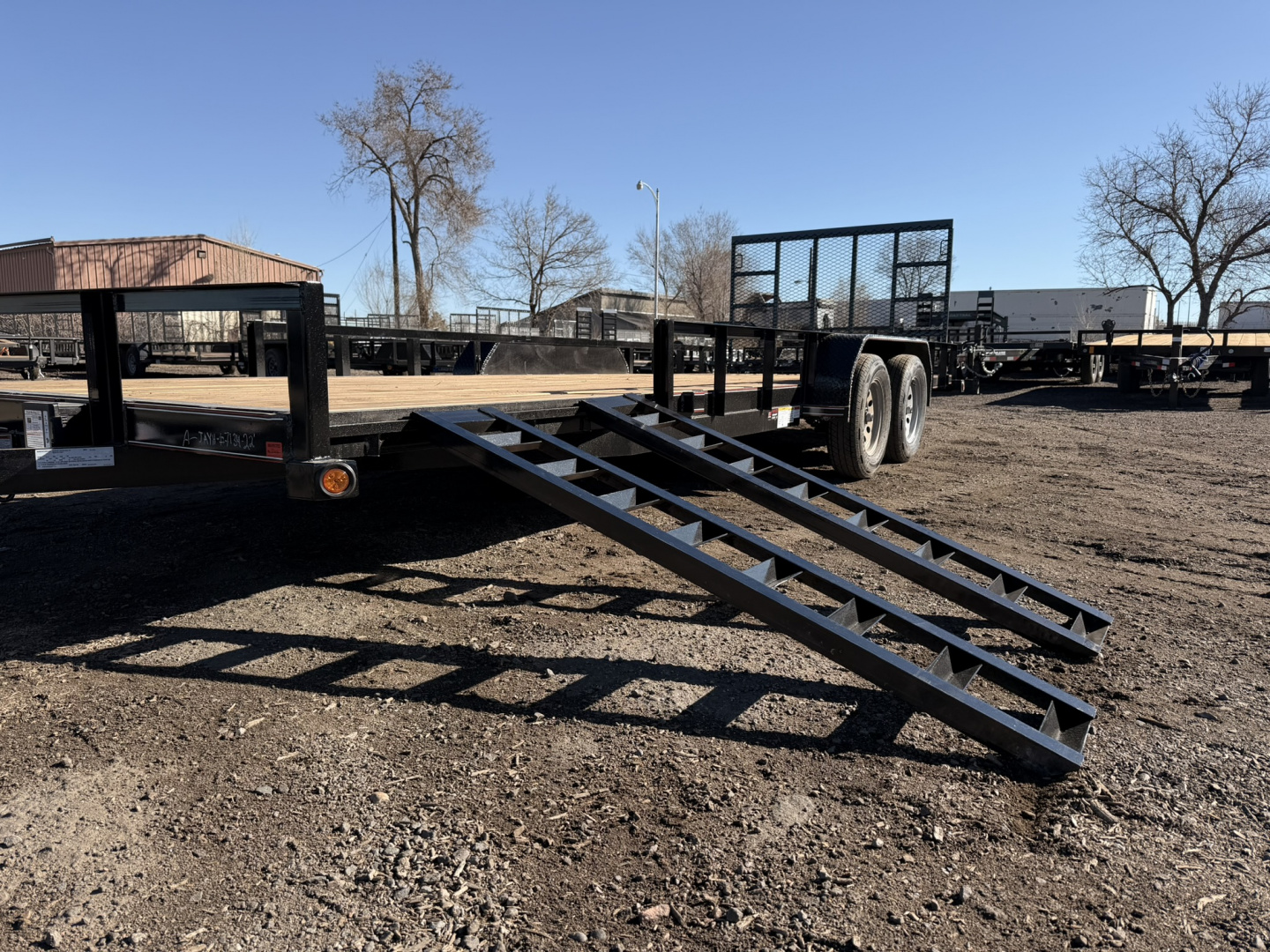 New 2026 Diamond T 7-22 Tandem Axle Ramp Gate Utility W/ ATV Ramps 7K GVWR