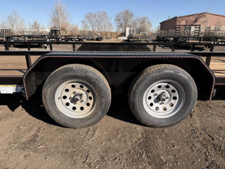 New 2026 Diamond T 7-22 Tandem Axle Ramp Gate Utility W/ ATV Ramps 7K GVWR