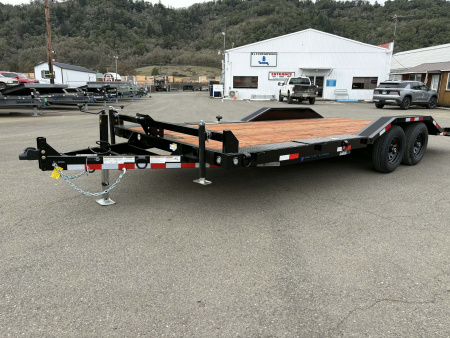 New CAR HAULER 2026 VERSATILE HD720 7X20 ROCK CRAWLER DRIVE OVER FENDERS 10,000 GVWR TRAILER BLACK