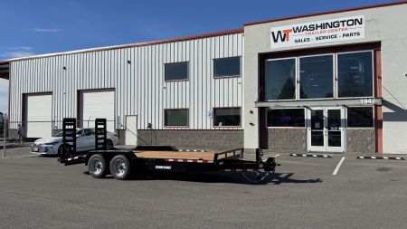 New 2026 Sure-Trac 7 X 18 Equipment Tilt Trailer 16K GVWR