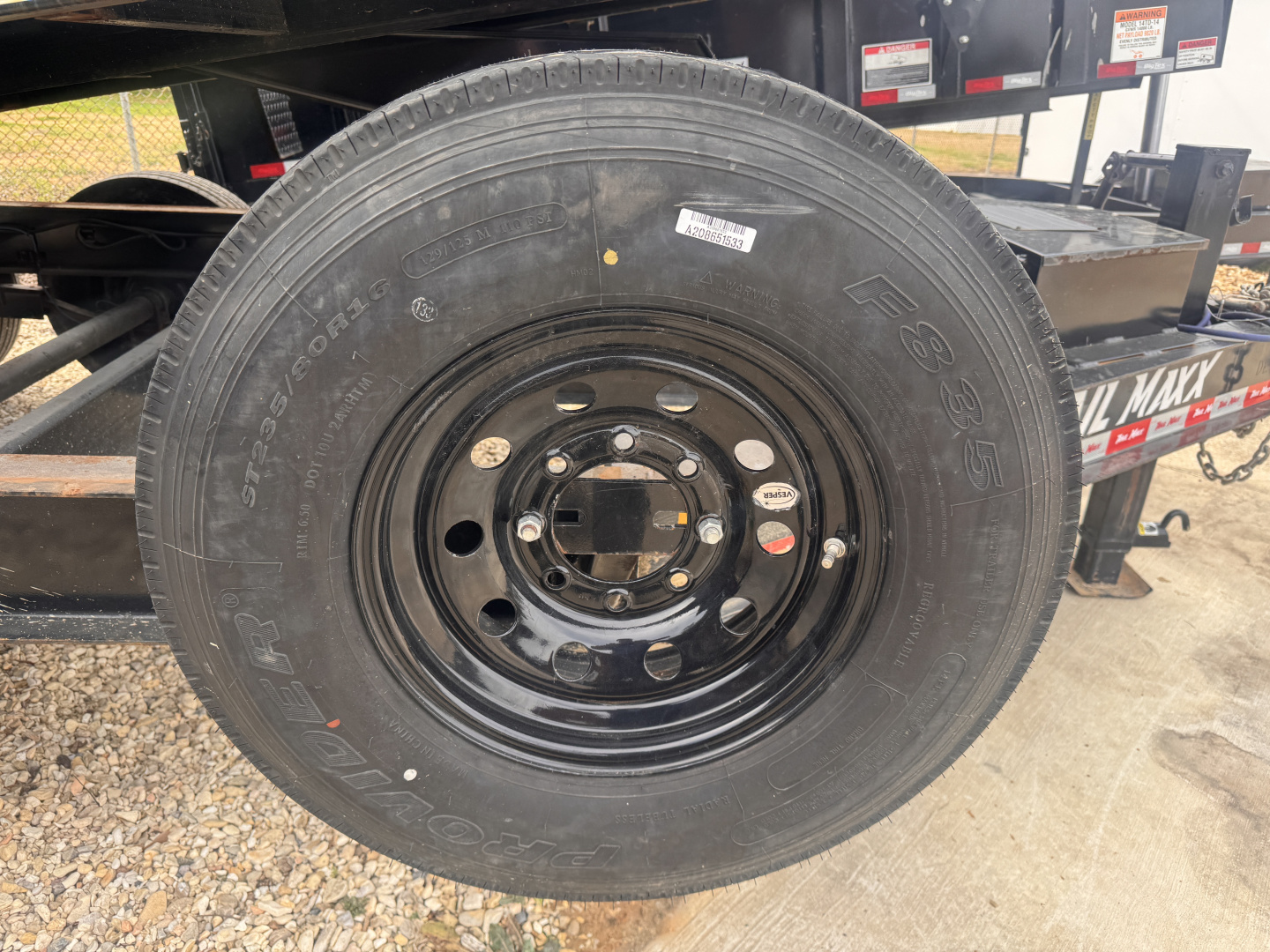 Used 2025 Trail Maxx USED 7x14x4 Dump Trailer