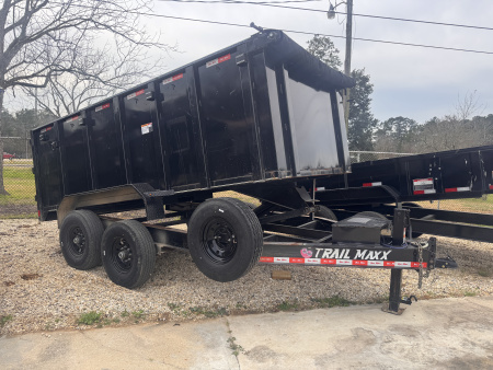 Used 2025 Trail Maxx 7x14x4 Dump Trailer