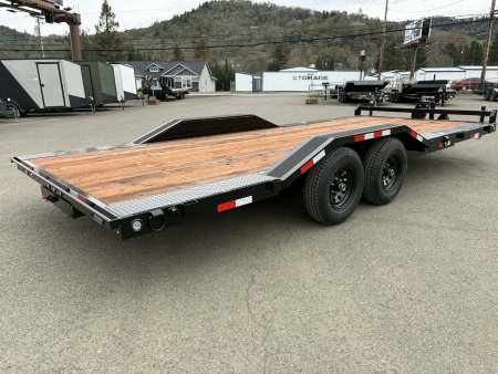 New CAR HAULER 2026 VERSATILE HD720 7X20 ROCK CRAWLER DRIVE OVER FENDERS 10,000 GVWR TRAILER BLACK