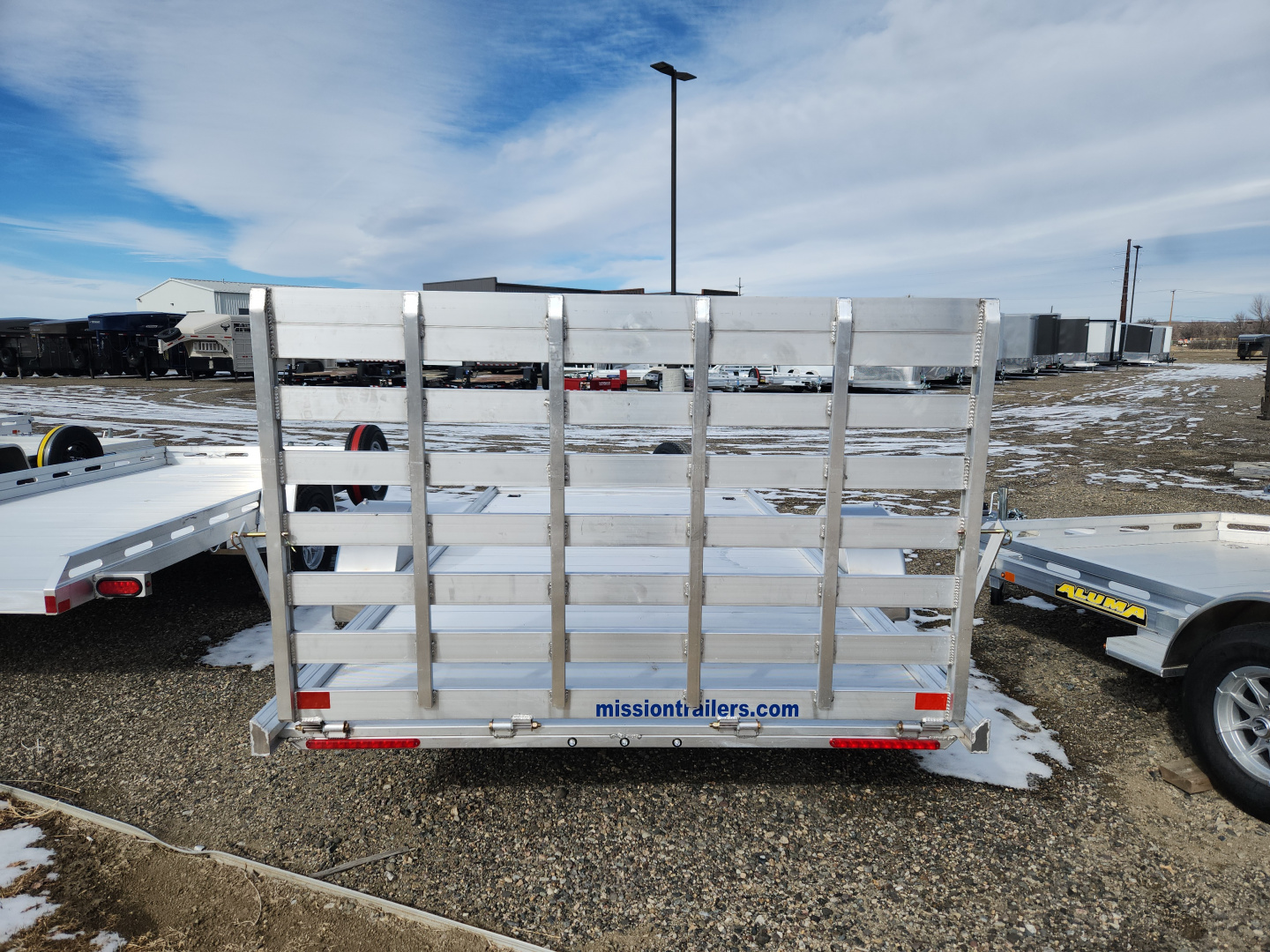 New 2026 Mission MU 14' AR OPEN Utility Trailer