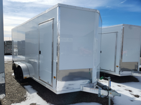 New 2026 ALCOM 7 X 16 XLT PRO SERIES WITH RAMP Cargo / Enclosed Trailer