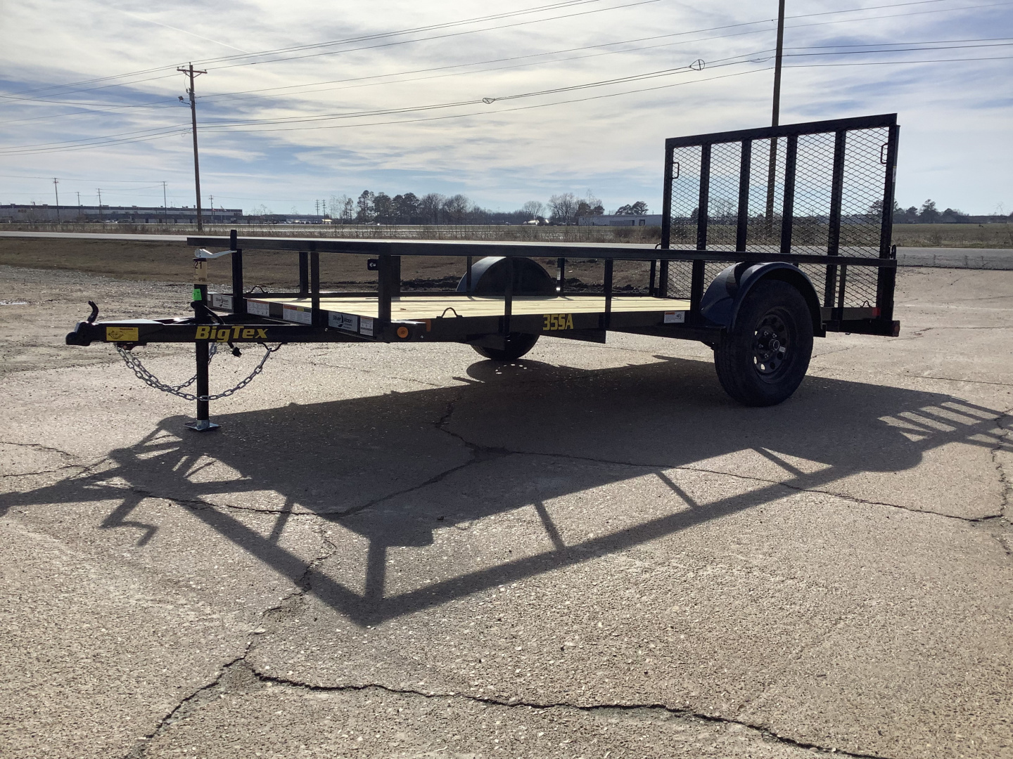 New 2026 Big Tex Trailers 35SA-12 77x12 (2.99K) Single Axle Utility Trailer