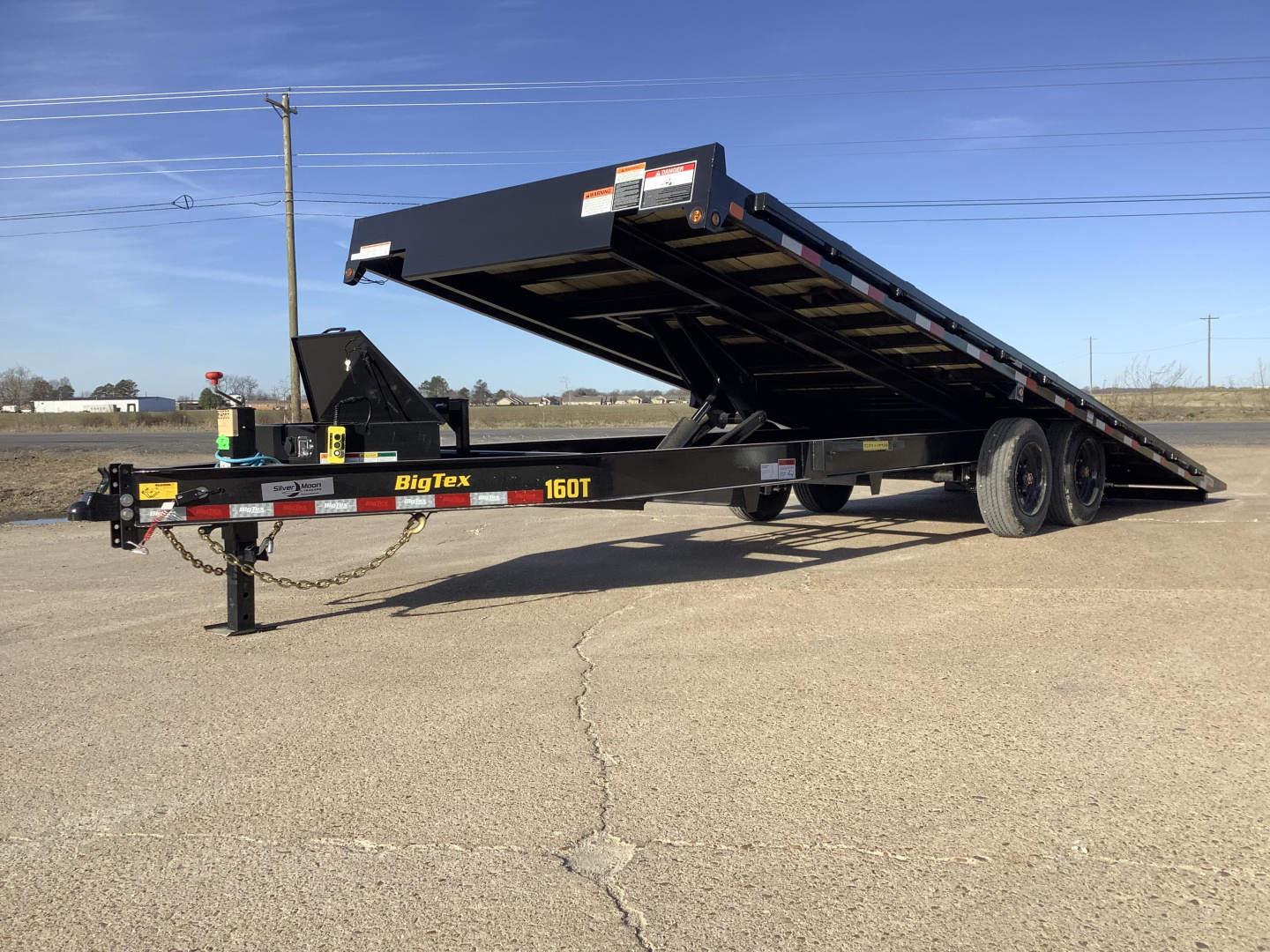 New 2026 Big Tex Trailers 16OT-24 102x24 (17.5K) Hydraulic Tilt Equipment Trailer