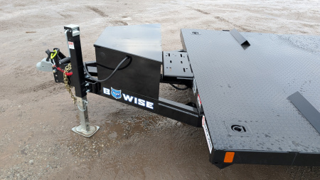 New 2026 BWise 20' HD Diamond Deck Hydraulic POWER Tilt Car Hauler