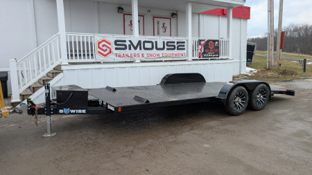 New 2026 BWise 20' HD Diamond Deck Hydraulic POWER Tilt Car Hauler