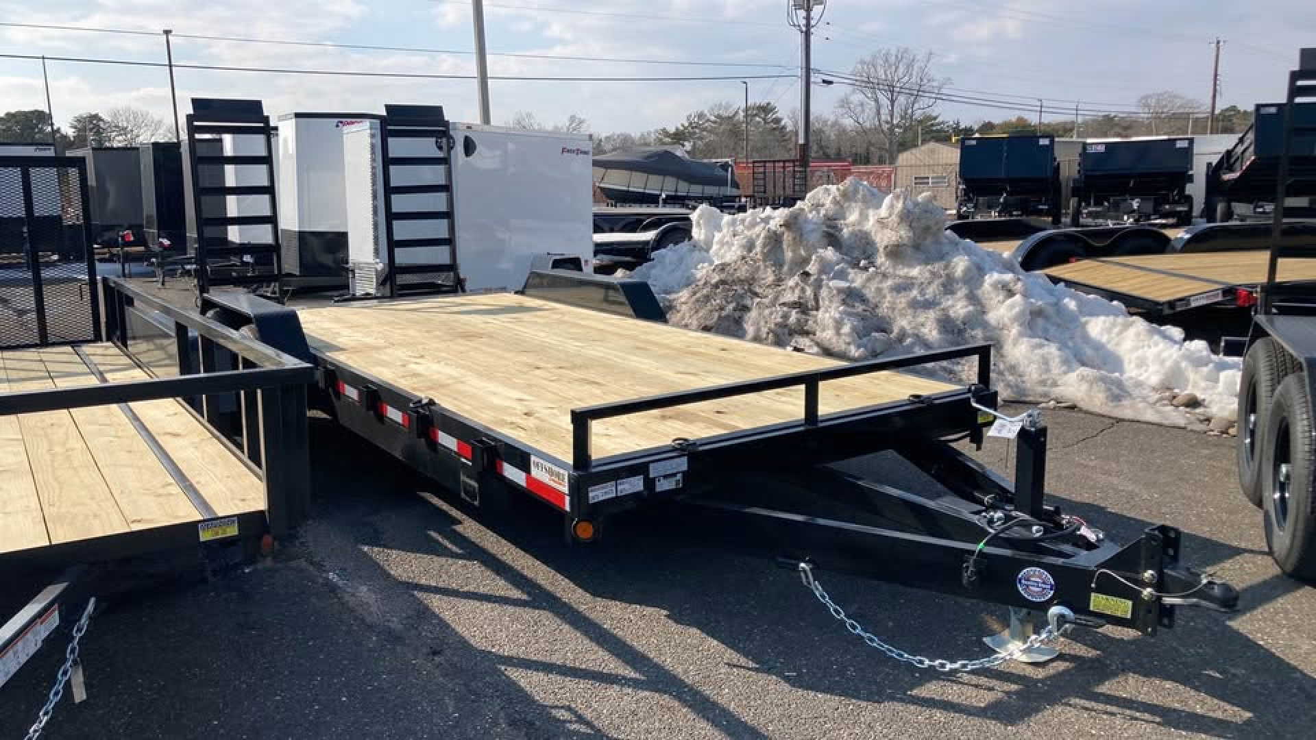 New 2026 Quality Steel and Aluminum 18' Equipment Trailer