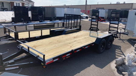 New 2026 Quality Steel and Aluminum 18' Equipment Trailer