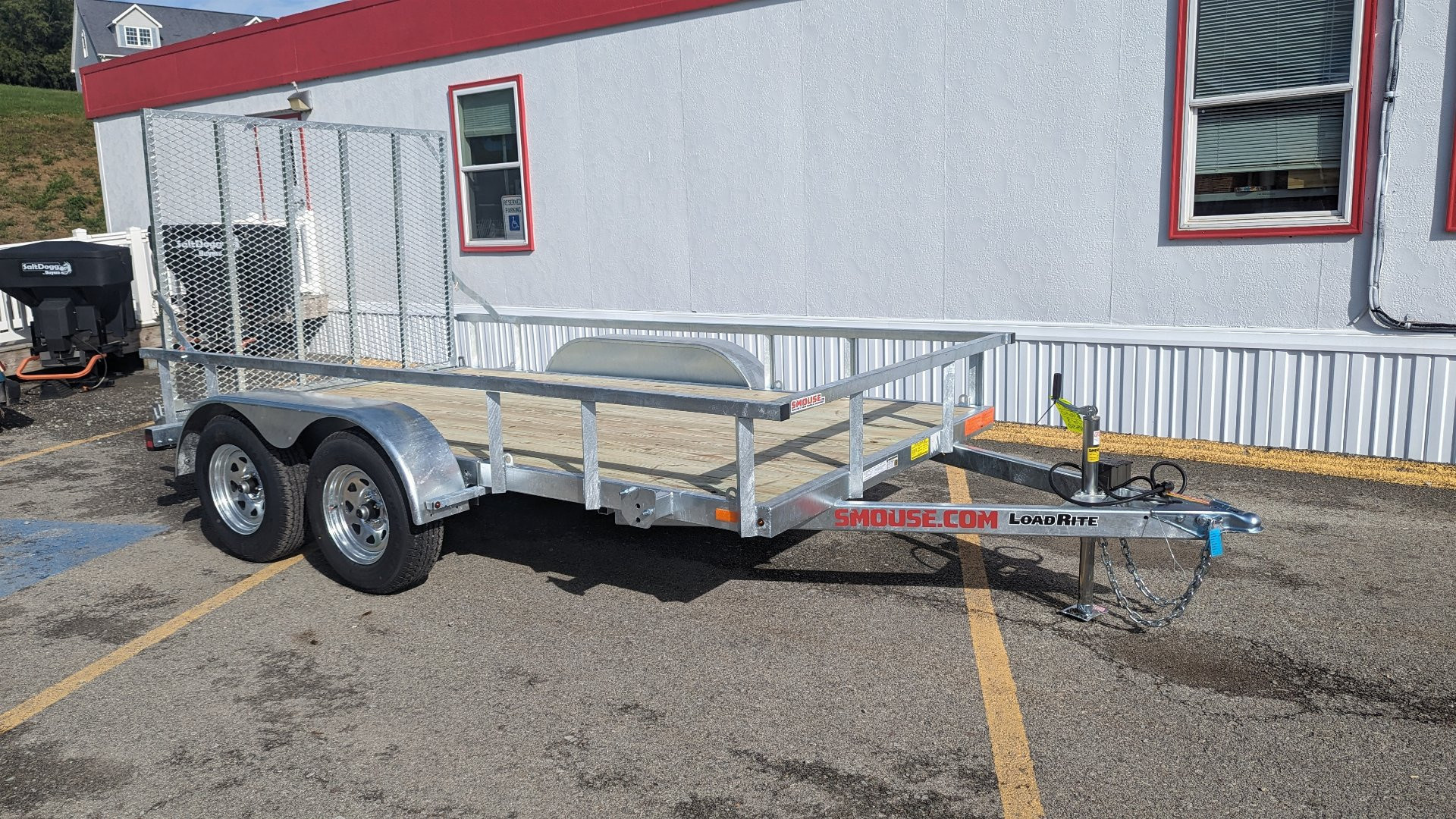 New 2026 Load Rite 7x12 Tandem ALL GALVANIZED Utility w/ Spring Assist Gate