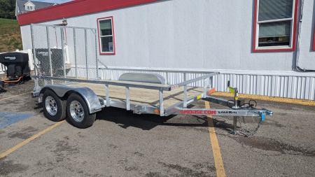 New 2026 Load Rite 7x12 Tandem ALL GALVANIZED Utility w/ Spring Assist Gate
