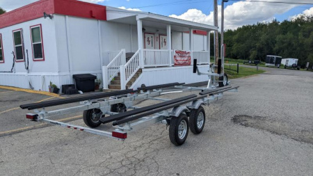 New 2026 Load Rite 22' to 24' Pontoon Boat Trailer w/ Mounted Spare
