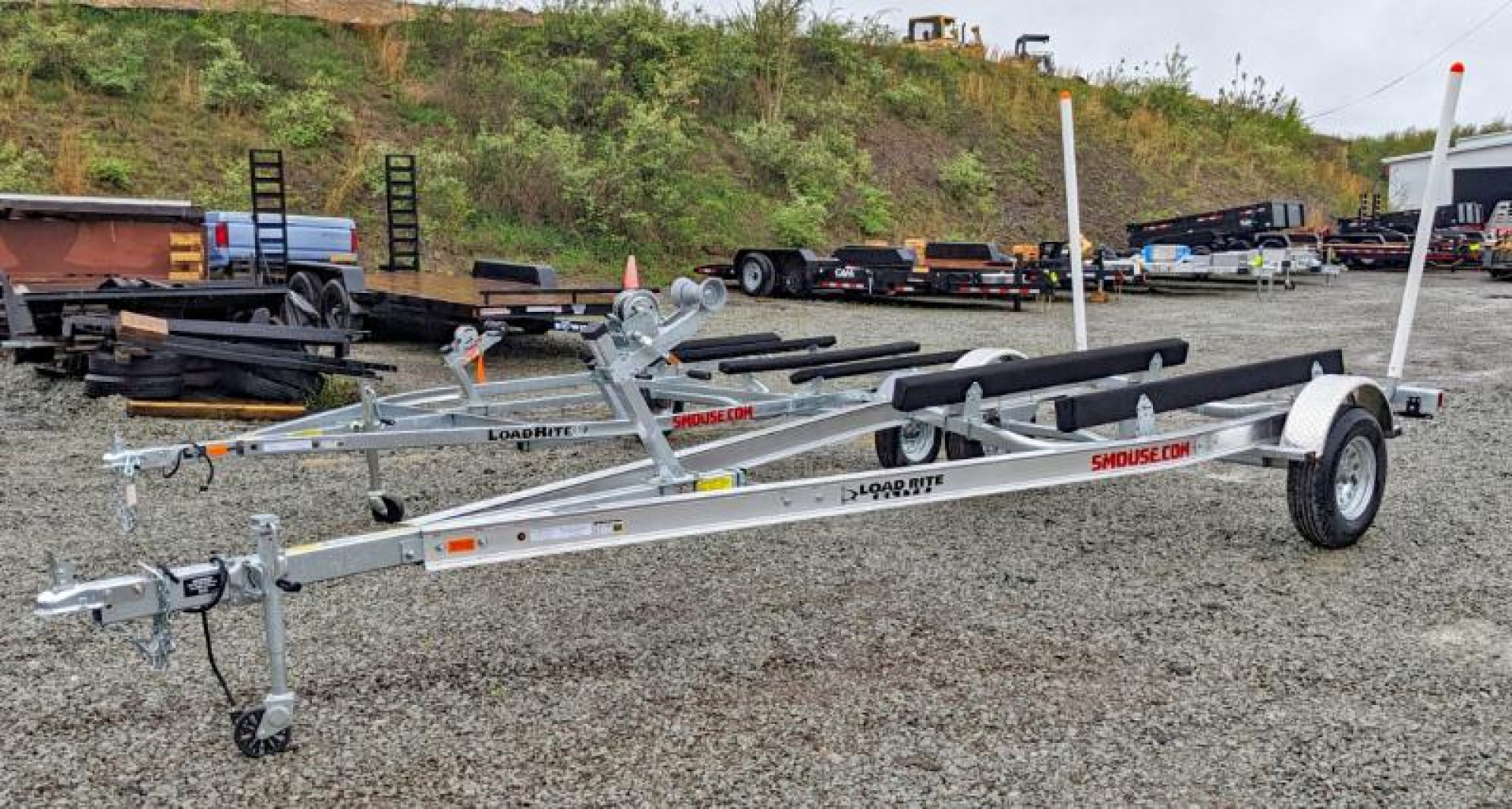 New 2026 Load Rite 18' ALL ALUMINUM Bunk Fishing Boat Trailer - Fits boats 12'6" to 18'4"