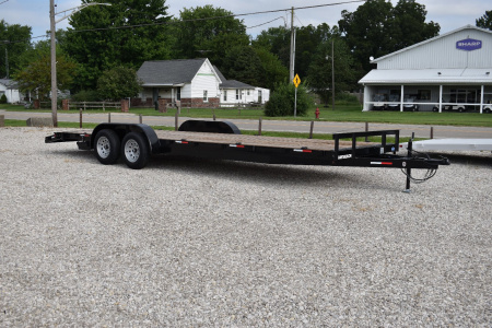 New 2026 L&O Manufacturing 20' CAR HAULER Utility Trailer