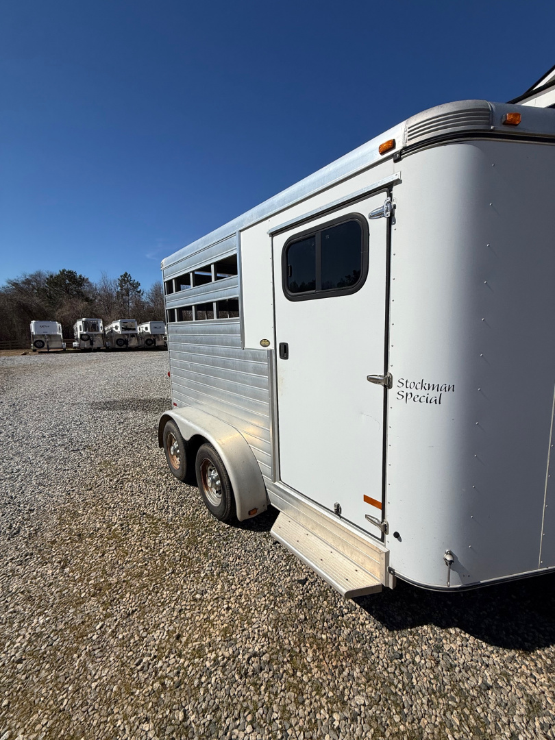 Used 2012 Sundowner Trailers Stockman Special 2 Horse Slant Bumper Pull Horse Trailer