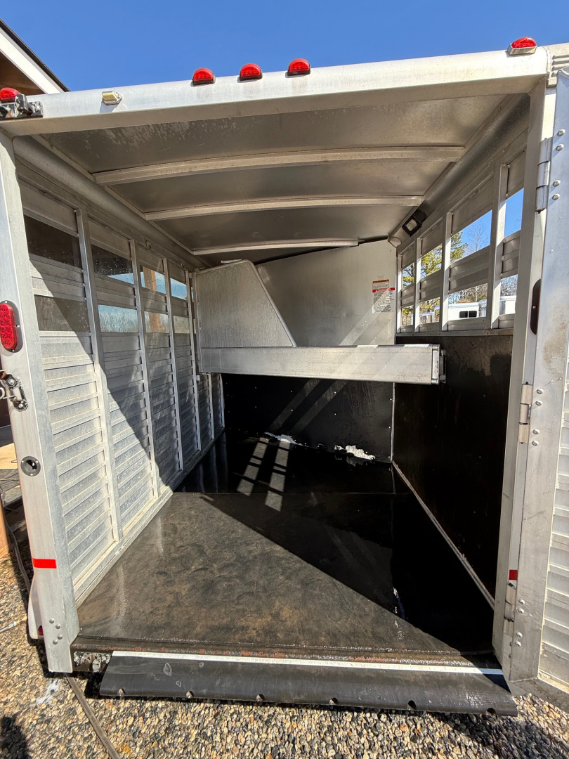 Used 2012 Sundowner Trailers Stockman Special 2 Horse Slant Bumper Pull Horse Trailer